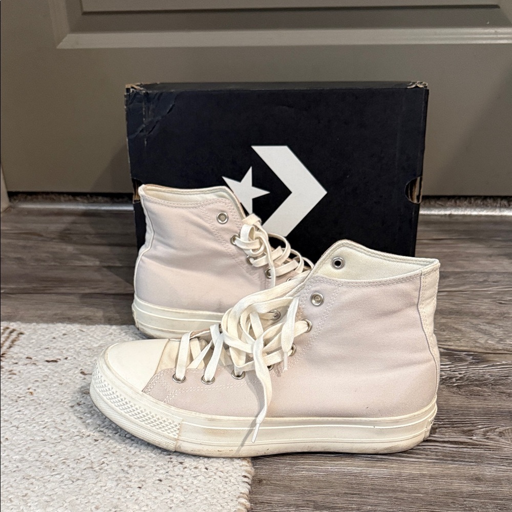 Converse Women's High-Top Sneakers - Off-White